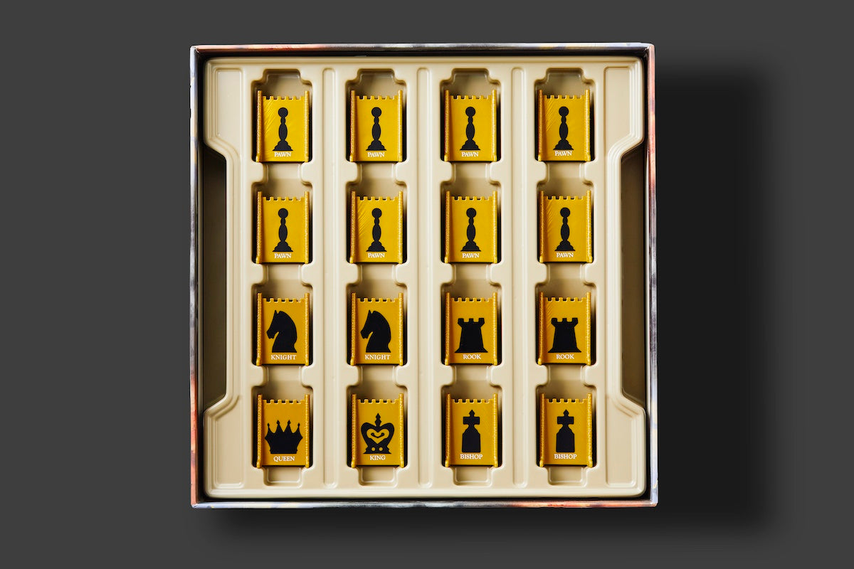 Gold Stealth Chess pieces