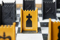 Stealth Chess pieces on game board